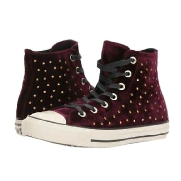 Converse Shoes - Converse Chuck Taylor Hi Velvet Stud Casual Sneaker